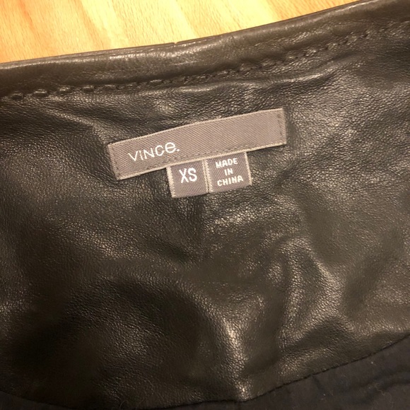 Vince Leather Jacket - Picture 4 of 8